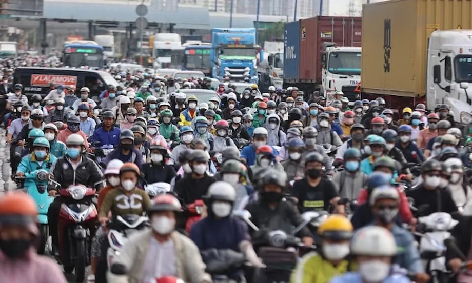 Pelan Berani Ho Chi Minh City: Melarang Kenderaan Bensin di Pusat Bandar Menjelang 2026