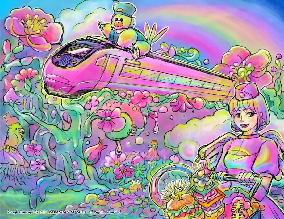 FUTURE TRAIN Kyoto: Santapan, Seni dan Budaya Kawaii di Landasan Kereta Api yang Diberi Nafas Baharu