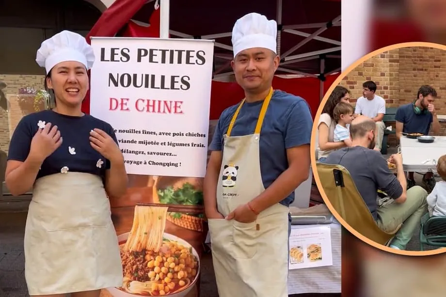 Dari Makmal Tanah ke Pasar Jalanan: Pemegang PhD dari China dan Isterinya Jadikan Mi Chongqing Kegilaan di Belgium