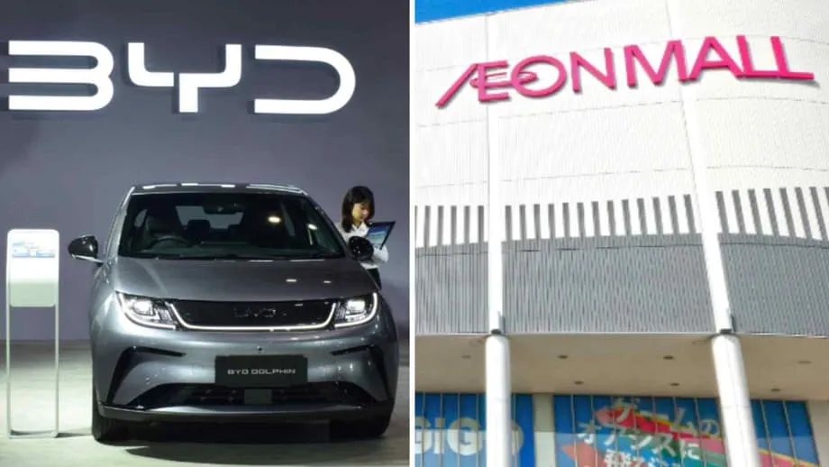 BYD bekerjasama dengan Aeon untuk menjual EV mampu milik di Jepun