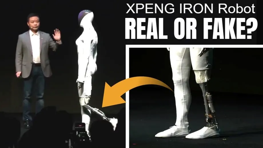 Robot humanoid IRON Xpeng berjalan seperti manusia dan akan ditempatkan di kedai pada 2026