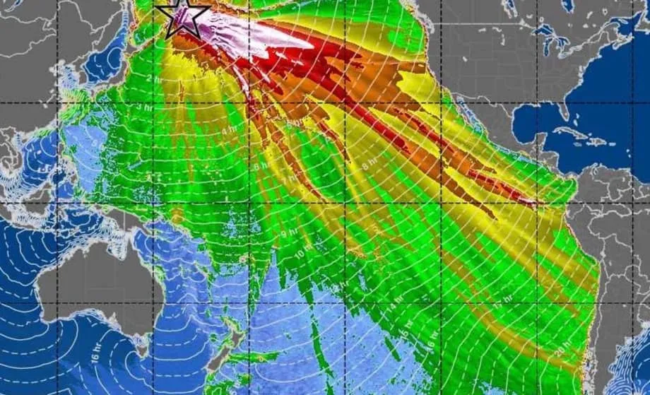 Satelit Dedahkan Gambaran Luar Biasa Tsunami Besar di Pasifik