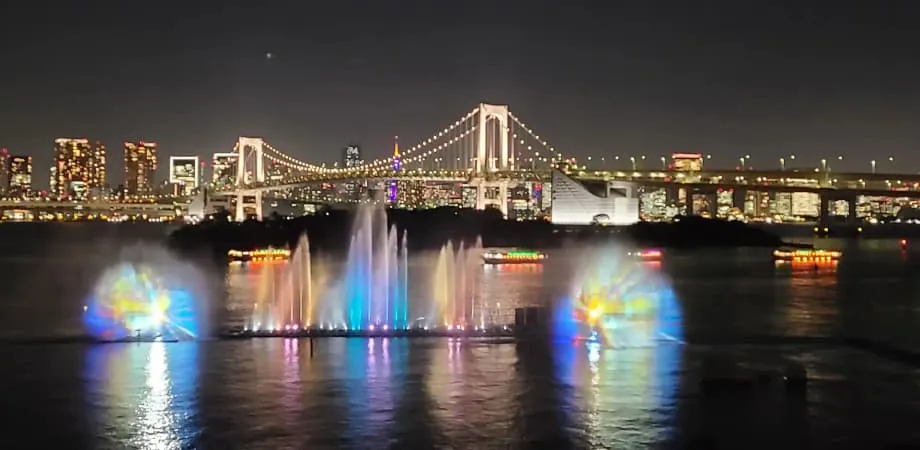 Odaiba Marine Park Fountain: Tokyo's 150-Meter Mega Fountain Set to ...
