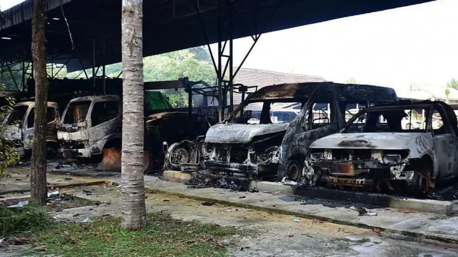51 Serangan Pembakaran Terancang Melanda Selatan Thailand yang Dilanda Pemberontakan