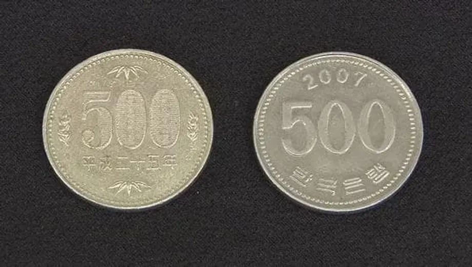 Jepun menyaksikan peningkatan syiling 500 won Korea yang disamarkan sebagai 500 yen, menekan kedai kecil