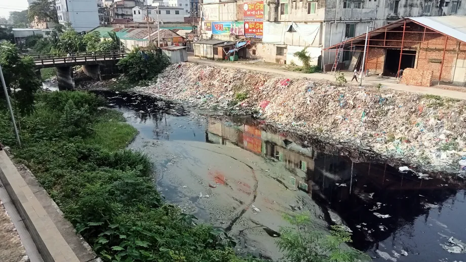 Haridhoa River Turns Black Despite Tk 6.5 Crore Restoration Project